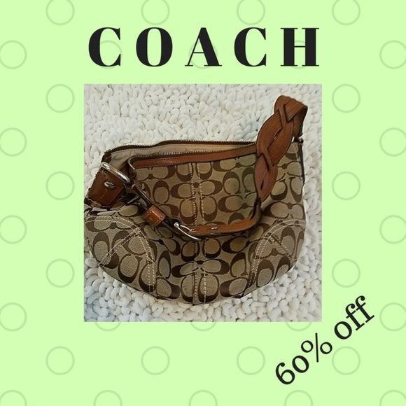 Coach Handbags - Authentic Coach small bag with braided strap